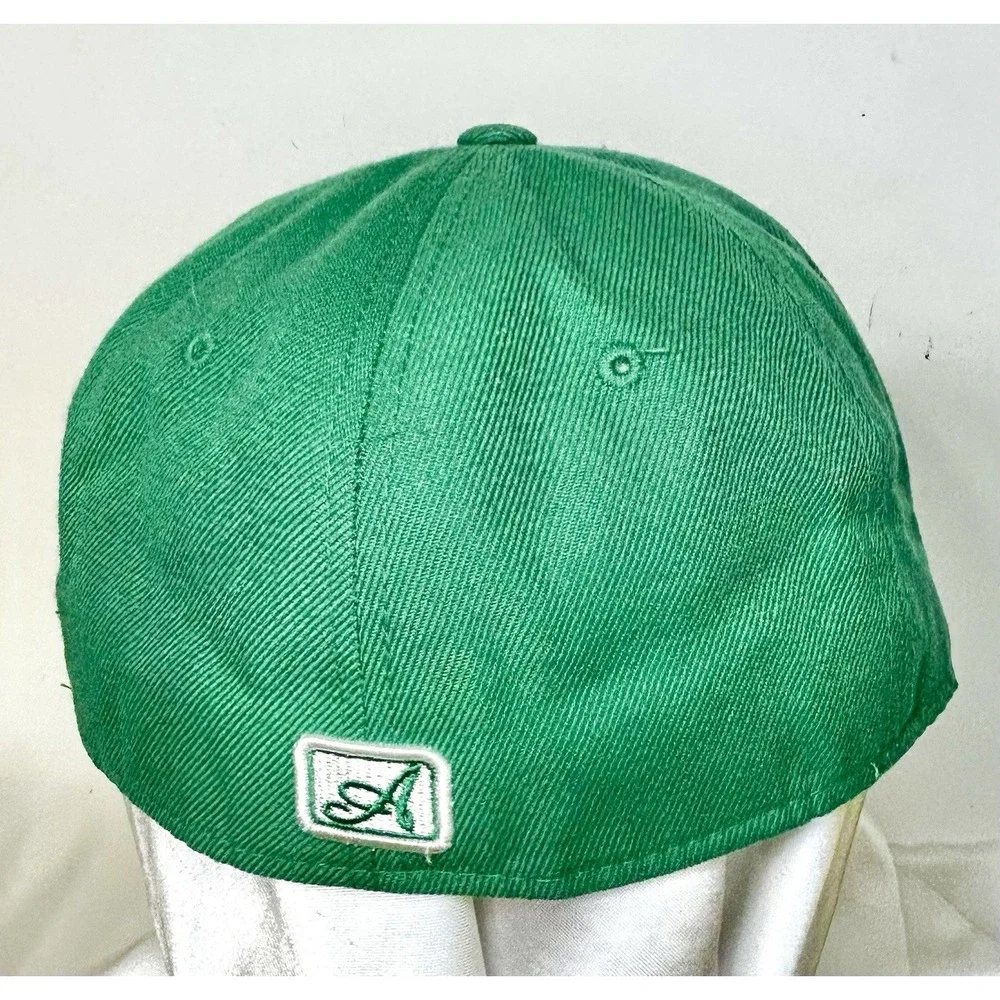 Pit Bull ATLANTA BRAVES MLB Baseball Hat Green Twill Fitted Embroidered Size L
